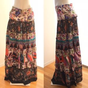 Roberto Cavalli Full Length Skirt NWT $1980 Sz 42